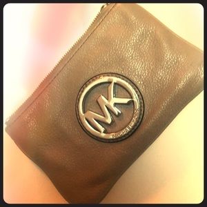 Grey Michael Kors clutch